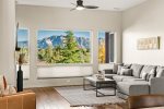 Stunning Red Rock Views seen out the living room windows